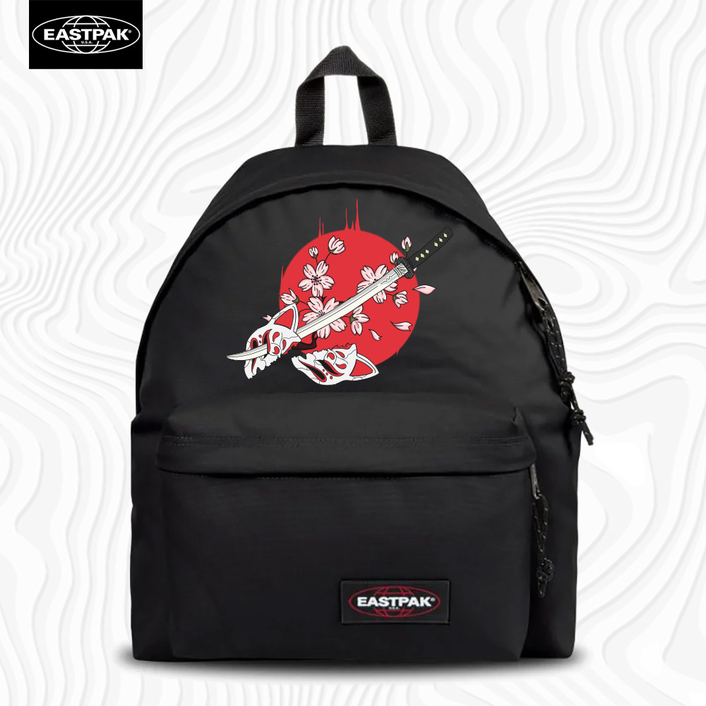 Sac à dos EASTPAK Noir Padded Pak'R BLACK 1 compartiment Personnalisé
