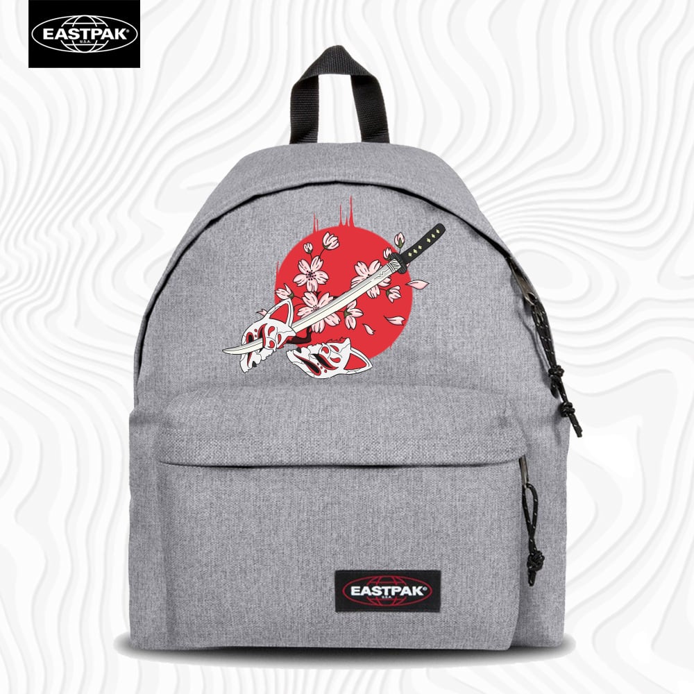 Sac à dos EASTPAK Gris Padded Pak'r SUNDAY GREY version chiné Personnalisé