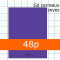 14VR52307-Cahier-PLEIN-CIEL-A4-48-pages-sey%C3%A8s-polypro-violet