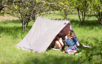 Cabane enfant DIY