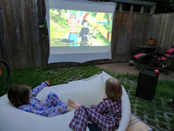 Cinéma extérieur diy