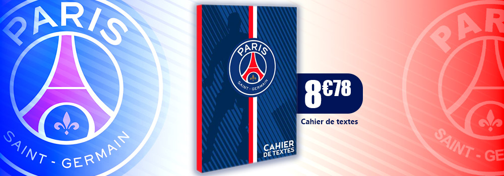 Cahier De Texte PSG Collection Officielle Paris Saint-Germain