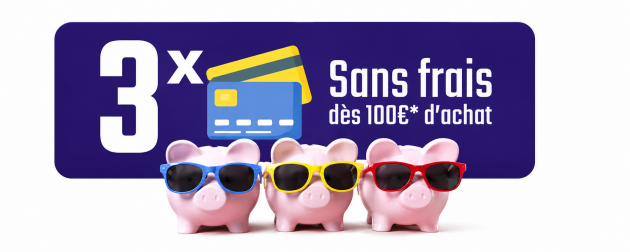 Offre 3x sans frais et tirelires roses