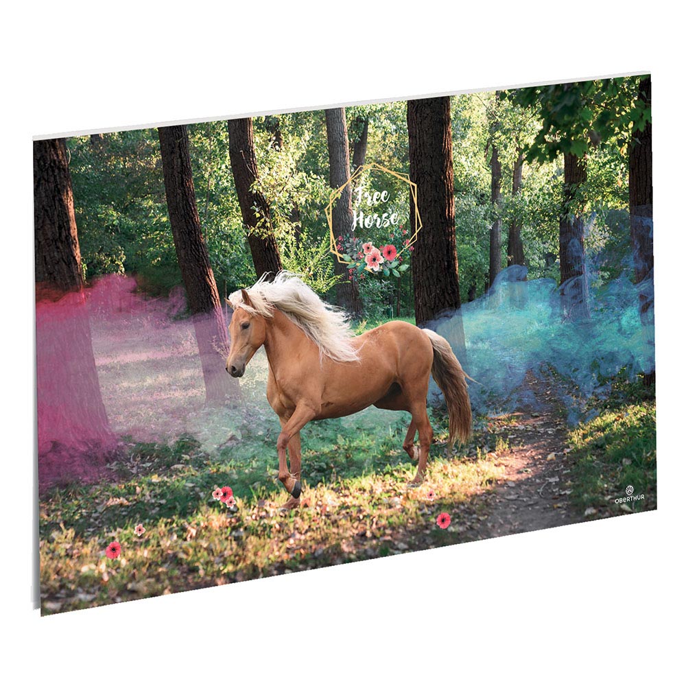 Sous Main Carton Oberthur Cheval 55 X 37cm Chez Scoleo Bureautique