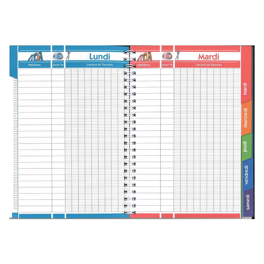 Cahier De Texte Spirale QUO VADIS Marguy Enfant Panth re Chez 