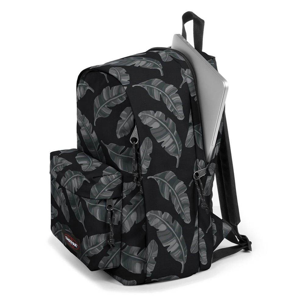 Sac à Dos EASTPAK Back To Work 27L - Noir, Nylon - Compartiment Ordinateur 15" - Pour Bureau, Voyage